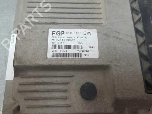 Engine control unit (ECU) OPEL MERIVA A MPV (X03) 1.3 CDTI (E75) | BP12691448M57 