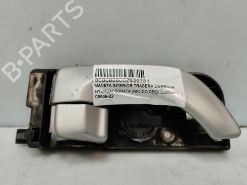 Højre bagtil invendig håndtag Højre bagtil invendig håndtag HYUNDAI SONATA V (NF) 2.0 CRDi (140 hp) 34194893 34194893