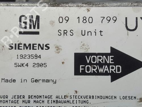 Kollisjonspute styreenhet OPEL ASTRA G Hatchback (T98) 1.6 (F08, F48) | BP12723909M53 