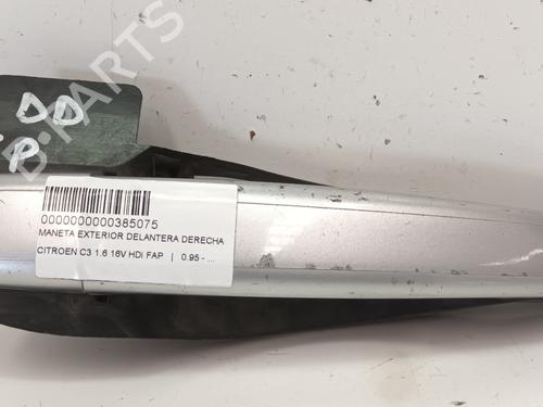 Used Front right exterior door handle CITROËN C3 I (FC_, FN_) 1.6 16V HDi (109 hp) 12796505
