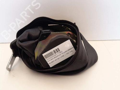 Used Rear right seatbelt PEUGEOT 307 (3A/C) 1.4 HDi (68 hp) 12694934
