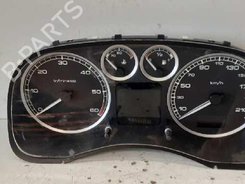 Used Instrument cluster PEUGEOT 307 (3A/C) 1.6 HDi (90 hp) 12763958