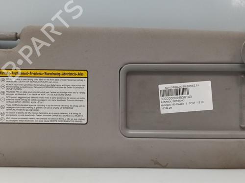 Højre solskærm HYUNDAI i30 (FD) [2007-2012]  33175324