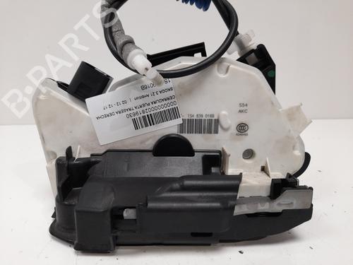 Høyre bak lås SKODA CITIGO (NF1) 1.0 (60 hp) 12778686