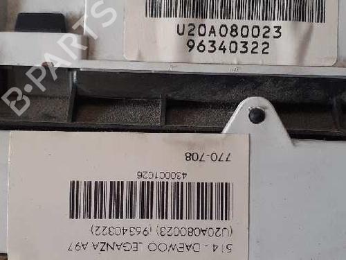 Instrument cluster DAEWOO LEGANZA (KLAV) 2.0 16V | BP12697155C47 