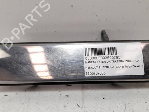 Venstre bak utvendig håndtak RENAULT 21 Saloon (L48_) 2.1 Turbo-D (L48A, L48W, L487, L488) (88 hp) 7700767635 | 7700767635 | CROMADA |