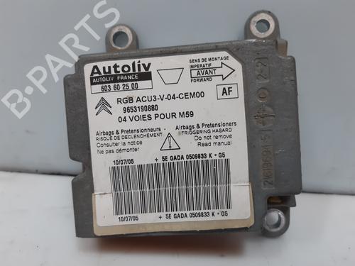 Airbag styreenhed Airbag styreenhed CITROËN BERLINGO / BERLINGO FIRST Box Body/MPV (M_) 2.0 HDI 90 4WD (MBRHY, MCRHY) (90 hp) 37423523 37423523
