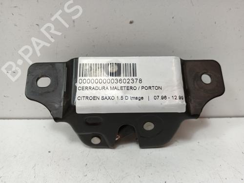 Used Tailgate lock CITROËN SAXO (S0, S1) 1.5 D (57 hp) 15987415