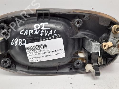 Front left exterior door handle KIA CARNIVAL II (GQ) 2.9 CRDi | BP12743854C128 