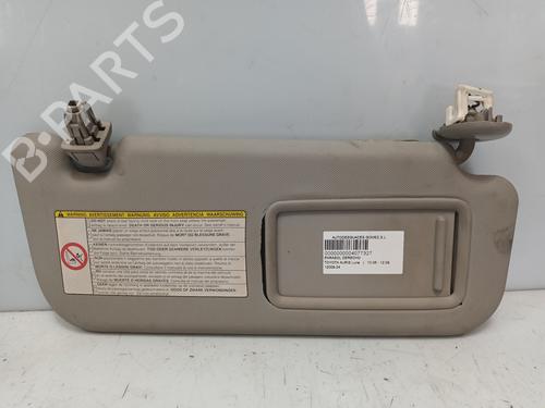 Højre solskærm TOYOTA AURIS (_E15_) [2006-2012]  23951114