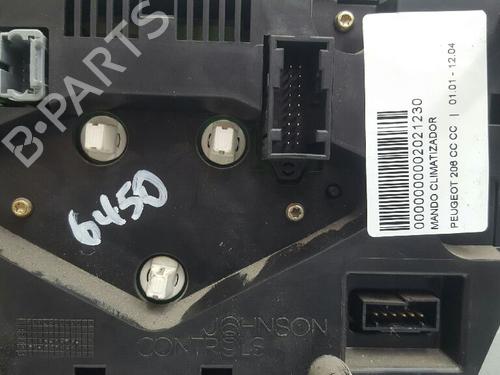 Climate control PEUGEOT 206 CC (2D) 1.6 16V (2DNFUF, 2DNFUR) | BP12734741I5 