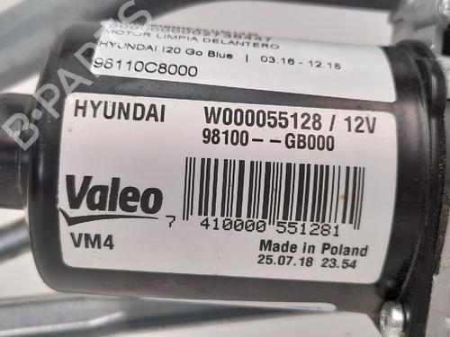Front wiper motor HYUNDAI i20 II (GB, IB)  | BP12851581M29 