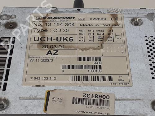 Radio OPEL ASTRA H (A04) 1.7 CDTI (L48) | BP12766099E6 