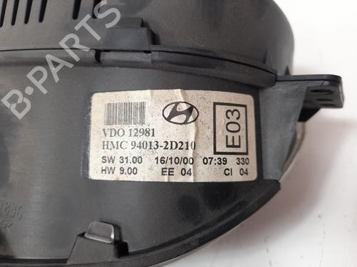 Instrument cluster HYUNDAI ELANTRA III (XD) 1.6 | BP15986535C47 