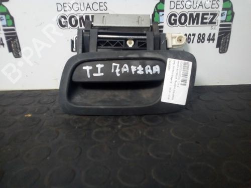 Venstre bak utvendig håndtak OPEL ZAFIRA A MPV (T98) 1.8 16V (F75) (125 hp) 12803606