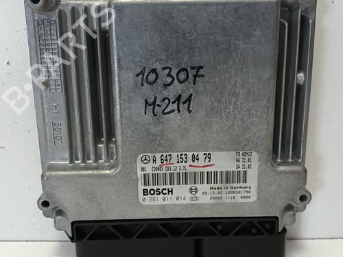 Used Engine control unit (ECU) MERCEDES-BENZ E-CLASS (W211) E 270 CDI (211.016) (177 hp) 12790195