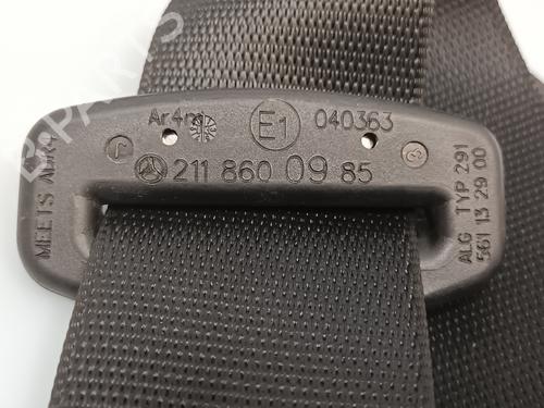 Rear center seatbelt MERCEDES-BENZ E-CLASS (W211) E 270 CDI (211.016) | BP18161499I27 