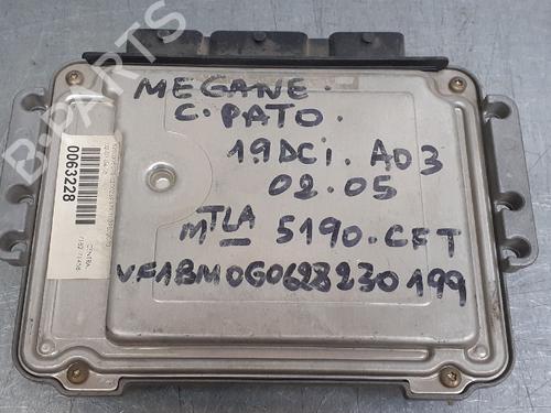 Engine control unit (ECU) RENAULT MEGANE II Saloon (LM0/1_) 1.9 dCi (LM0G, LM1G, LM2C) | BP12756765M57 