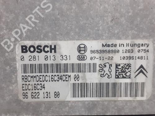 Engine control unit (ECU) PEUGEOT 207 (WA_, WC_)  | BP12858041M57 