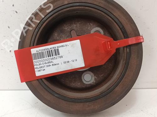 Used Pulley PEUGEOT 206+ (2L_, 2M_) 1.1 (60 hp) 16995436