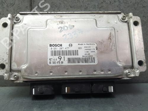 Engine control unit (ECU) PEUGEOT 206 Hatchback (2A/C) 1.6 16V | BP12812524M57 