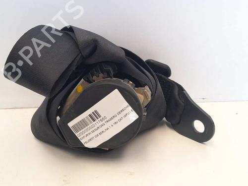 Used Rear right seatbelt PEUGEOT 206 Hatchback (2A/C) 1.4 16V (88 hp) 12694692