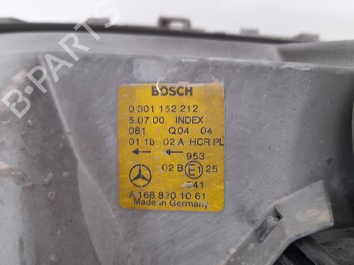 Right headlight MERCEDES-BENZ A-CLASS (W168) A 160 CDI (168.007) | BP12747264C29 
