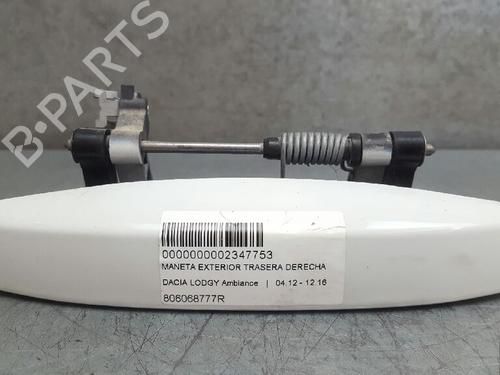 Maneta exterior trasera derecha DACIA LODGY (JS_) 1.2 TCe (JSAY, JSM0) (115 hp) 12752034