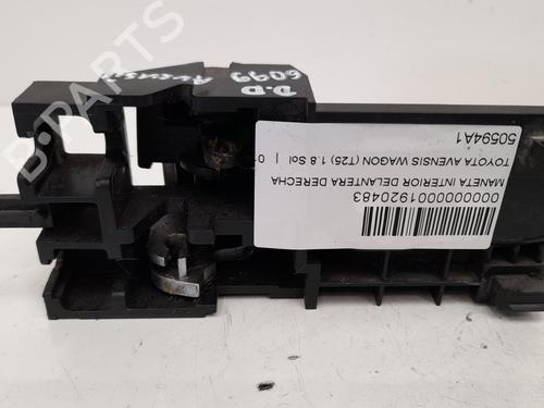 Front right interior door handle TOYOTA AVENSIS Estate (_T25_) 1.8 VVT-i (ZZT251_, ZZT251R) | BP12729487I14 