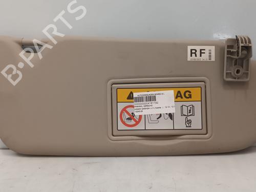 Used Right sun visor NISSAN QASHQAI II (J11, J11_) [2013-2025]  29927385