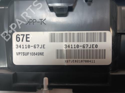 Instrument cluster SUZUKI GRAND VITARA II (JT, TE, TD) 1.9 DDiS All-wheel Drive (JT419, TD44, JB419WD, JB419XD,... | BP21551032C47 