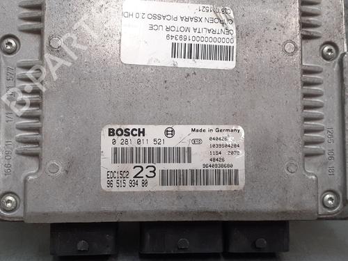 Engine control unit (ECU) CITROËN XSARA PICASSO (N68) 2.0 HDi | BP12717272M57 