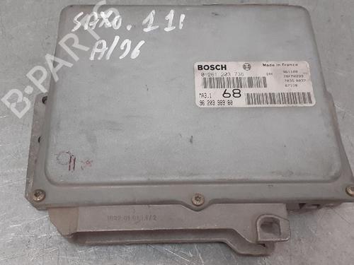 Engine control unit (ECU) CITROËN SAXO (S0, S1) 1.1 X, SX | BP12690614M57 