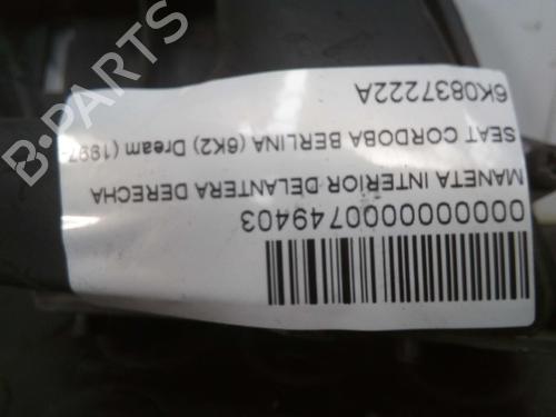 Used Front right interior door handle Front right interior door handle 12810602 12810602