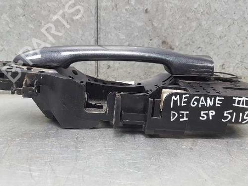 Front left exterior door handle RENAULT MEGANE III Hatchback (BZ0/1_, B3_) 1.2 TCe (BZ2B, BZ11) | BP12715045C128 