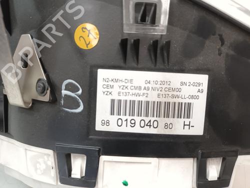 Instrument cluster PEUGEOT 208 I (CA_, CC_) 1.4 HDi | BP17899447C47 