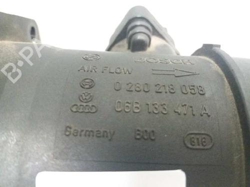 Mass air flow sensor AUDI A4 B7 (8EC)  | BP12716653M95 