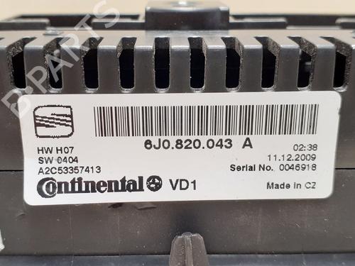 Climate control SEAT IBIZA IV (6J5, 6P1)  | BP12686654I5 