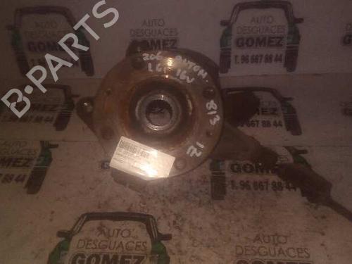 Used Left front steering knuckle PEUGEOT 206 Hatchback (2A/C) 1.6 16V (109 hp) 12794554