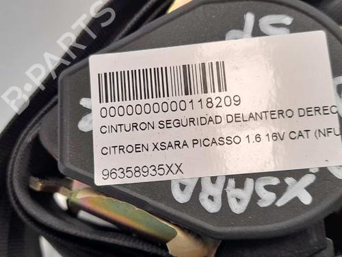 Front right seatbelt CITROËN XSARA PICASSO (N68)  | BP12695165I25 