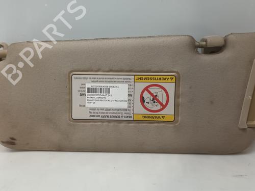 Used Right sun visor SSANGYONG REXTON / REXTON II (GAB_) 2.7 Xdi (163 hp) 30792197