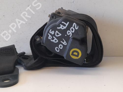 Rear right seatbelt PEUGEOT 206 Hatchback (2A/C) 1.4 LPG | BP12695271I28 