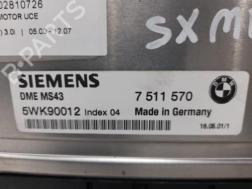 Engine control unit (ECU) BMW X5 (E53) 3.0 i | BP12778310M57 