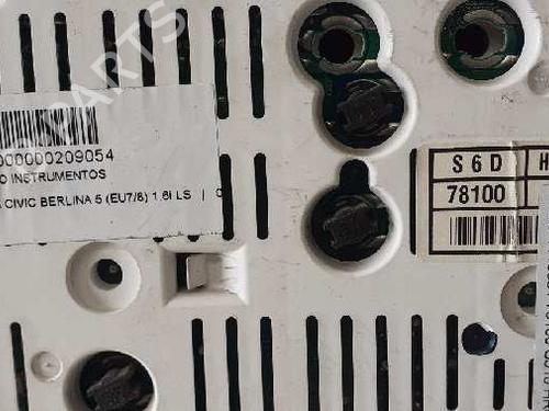 Instrument cluster HONDA CIVIC VII Hatchback (EU, EP, EV) 1.6 i (EP2, EU8, EU6) | BP12740405C47 