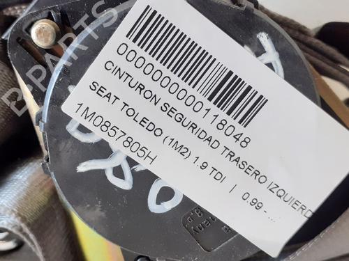Rear left seatbelt SEAT TOLEDO II (1M2) 1.9 TDI | BP12695017I29 