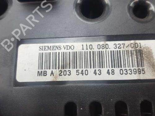 Kombiinstrument MERCEDES-BENZ C-CLASS (W203) C 180 Kompressor (203.046) | BP12785603C47 