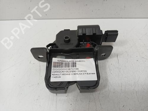 Used Tailgate lock RENAULT MEGANE III Hatchback (BZ0/1_, B3_) 1.5 dCi (BZ1G, BZ1W, BZ0R) (95 hp) 17243072
