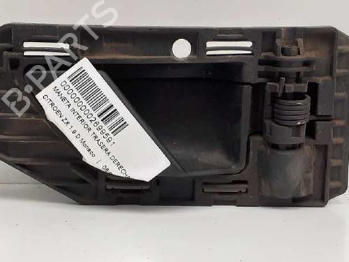 Used Rear right interior door handle CITROËN ZX (N2) 1.9 D (68 hp) 12772594