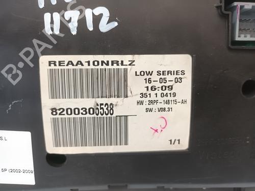 Instrument cluster RENAULT MEGANE II (BM0/1_, CM0/1_) 1.6 16V (BM0C, CM0C) | BP19122728C47 