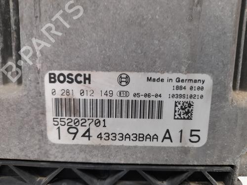 Engine control unit (ECU) FIAT CROMA (194_) 1.9 D Multijet (194AXC1B, 194AXC12) | BP12773330M57 